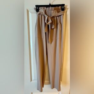 Freeprance  Tan Women's Pants With Pockets